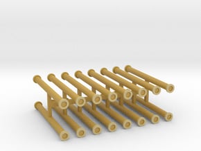 Saugschlauchsatz A 2,5m 4erSet - 1:100 in Tan Fine Detail Plastic