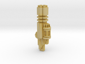 Trident Pattern Hecta-Laser Cannon (x1) in Tan Fine Detail Plastic
