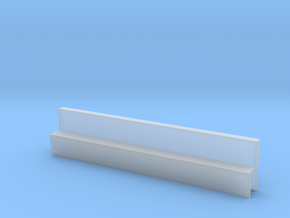 Profil 50mm Waggon-Sitzbank einfach niedrig FUD/FE in Clear Ultra Fine Detail Plastic