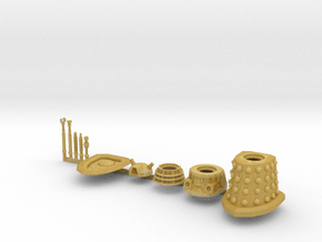 Dalek Standard Sprue 016c in Tan Fine Detail Plastic