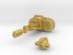 advanced Battle Cannon 001a support in Tan Fine Detail Plastic