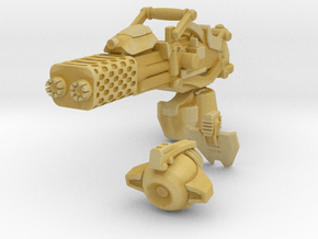 advanced flame cannon 001a carried with firecontro in Tan Fine Detail Plastic