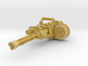 advanced Gatline Cannon 001a carried with support in Tan Fine Detail Plastic