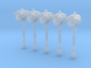 Dragon Hammers (x5) in Clear Ultra Fine Detail Plastic