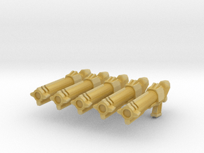 Angry Quake 3 Rocket Launcher (x5) in Tan Fine Detail Plastic