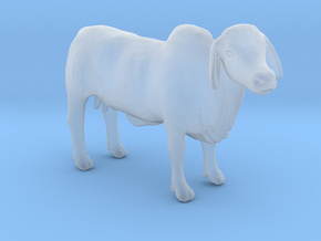 Brahman Cow in Clear Ultra Fine Detail Plastic