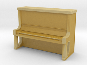 Piano Upright - HO 87:1 Scale in Tan Fine Detail Plastic