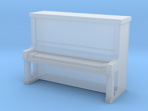 Piano Upright - HO 87:1 Scale in Clear Ultra Fine Detail Plastic