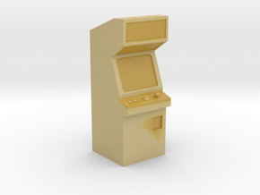 Video Arcade Machine - HO 87:1 Scale in Tan Fine Detail Plastic