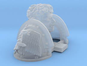 Markiplier head 1 in Clear Ultra Fine Detail Plastic