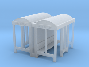 Bus Stop - N 160:1 Scale Qty (2) in Clear Ultra Fine Detail Plastic
