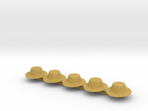 5 x Landsknecht Hat in Tan Fine Detail Plastic