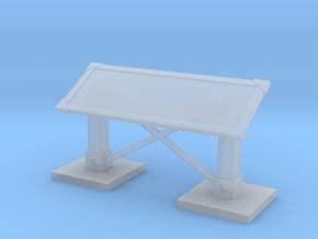 MOF Mail Display 48x18 - 72:1 Scale in Clear Ultra Fine Detail Plastic