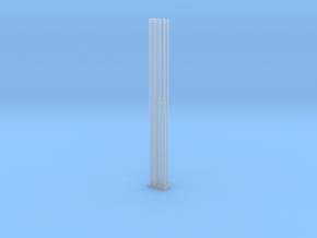 MOF FlagPole Test - 72:1 Scale in Clear Ultra Fine Detail Plastic