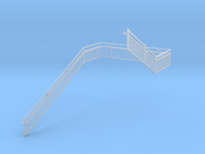 MOF Stair Railing#10 in Clear Ultra Fine Detail Plastic