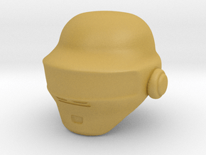 Punk Helmet (prototype) in Tan Fine Detail Plastic