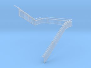 MOF Stair Railing#12 in Clear Ultra Fine Detail Plastic