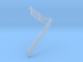 MOF Stair Railing#13 in Clear Ultra Fine Detail Plastic