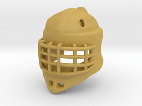 Ice Hockey Golie Helmet (prototype) in Tan Fine Detail Plastic