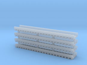 Track For LogMover N 160:1 Scale in Clear Ultra Fine Detail Plastic