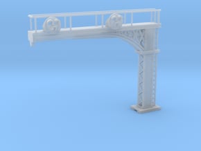 Cantilever Target 3 Lamp 2 Track Z scale in Clear Ultra Fine Detail Plastic
