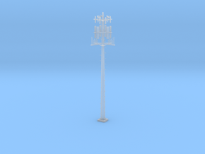 Cell Tower 80ft  HO 87:1 Scale in Clear Ultra Fine Detail Plastic