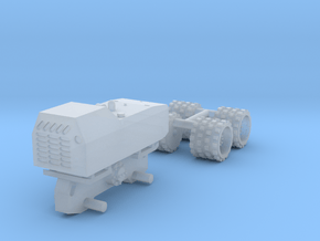 1:87 Trench compactor  in Clear Ultra Fine Detail Plastic