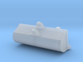 1/50 Tilt grading bucket for Bobcat E35 in Clear Ultra Fine Detail Plastic