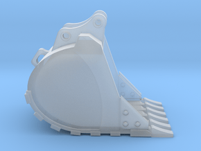 1:50 48" Bucket for 20 Ton excavator models.  in Clear Ultra Fine Detail Plastic