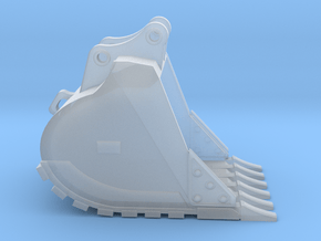 1:50 48" GP Bucket for 20 Ton excavators V3 in Clear Ultra Fine Detail Plastic