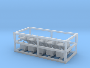 1:500 - Airstair_v3 [x5] in Clear Ultra Fine Detail Plastic