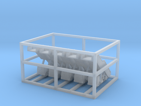 1:400 - Airstair_v5 [x5]   in Clear Ultra Fine Detail Plastic