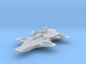 Hellicarrier [100mm + Solid] in Clear Ultra Fine Detail Plastic
