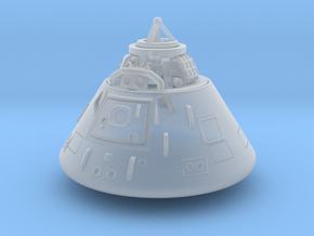 052D Apollo Command Module 1/200 Reentry config in Clear Ultra Fine Detail Plastic