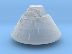 052E Apollo Command Module 1/200 Museum config  in Clear Ultra Fine Detail Plastic