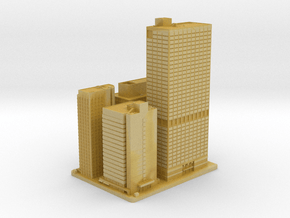 Four, Five, Seven and Eight Penn Center (1:2000) in Tan Fine Detail Plastic