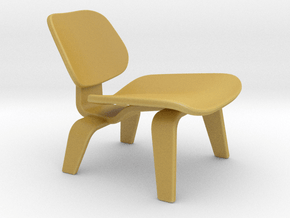 Miniature Eames DCW Chair - Charles & Ray Eames in Tan Fine Detail Plastic