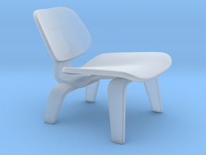 Miniature Eames DCW Chair - Charles & Ray Eames in Clear Ultra Fine Detail Plastic