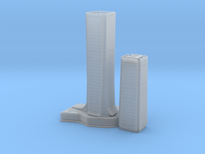 International Commerce Centre (1:2000) in Clear Ultra Fine Detail Plastic