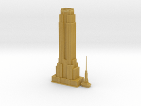 Empire State Building (1:2000) in Tan Fine Detail Plastic