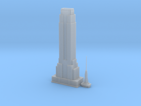 Empire State Building (1:2000) in Clear Ultra Fine Detail Plastic