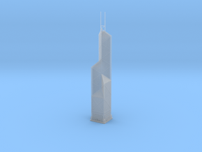Bank of China Tower (1:2000) in Clear Ultra Fine Detail Plastic