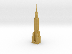 Chrysler Building (1:2000) in Tan Fine Detail Plastic