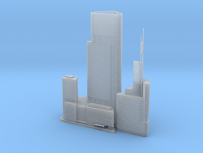 Zifeng Tower (1:2000) in Clear Ultra Fine Detail Plastic