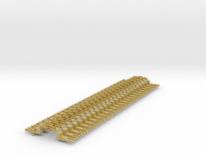 NEM OO Type 15 Couplings - Big-Step Up 3 Link x25 in Tan Fine Detail Plastic
