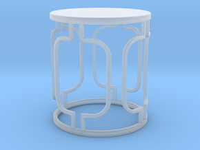 Miniature Ring Side Table - Pont des Arts in Clear Ultra Fine Detail Plastic