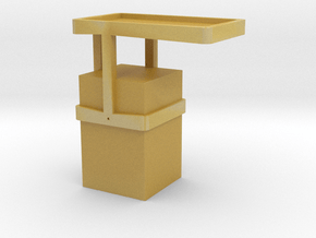 1:12 Miniature Tandem End Table - Roche Bobois in Tan Fine Detail Plastic