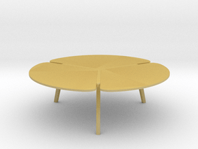 Miniature Flying Flower Cocktail Table - Roche Bob in Tan Fine Detail Plastic
