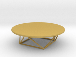 Miniature Joco Stone Table - Walter Knoll in Tan Fine Detail Plastic