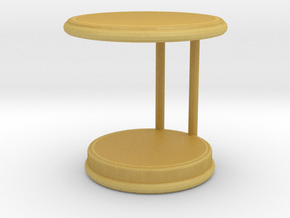 Miniature Rugiano Oblo Side Table - Rugiano in Tan Fine Detail Plastic
